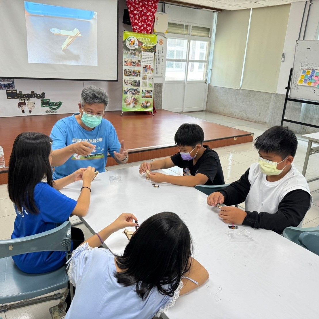 圖 2：臺東大學團隊教導學生科學平衡原理